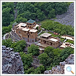 An aerial aspect of the Kasbah du Toubkal