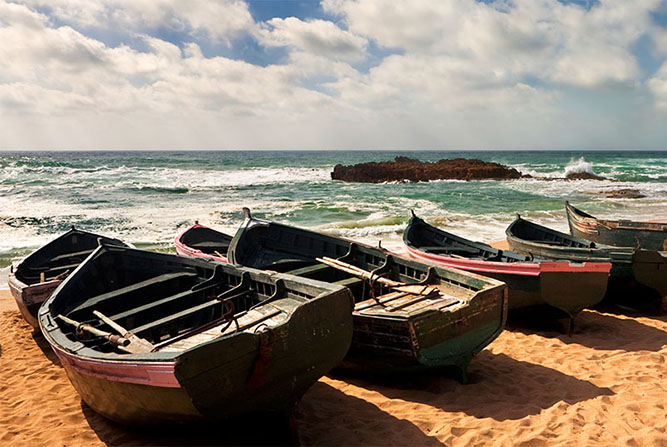 Oualidia, Atlantic coast